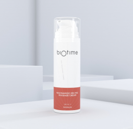 Крем массажный с ниацинамидом марки Биотайм (Biotime niacinamide melting massage cream), фл. 150 мл
