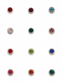 Серьги-иглы завальцовка, без п/з, средние