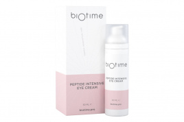 Интенсивный пептидный крем для контура вокруг глаз марки Биотайм, флакон 30мл