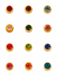 Серьги-иглы завальцовка, п/з, крупные