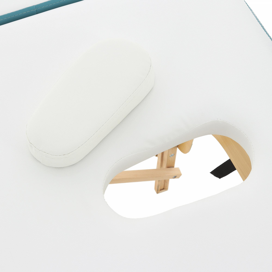 Массажный стол складной деревянный Med-Mos JF-AY01 3-х секционный (светлая рама) фото 15