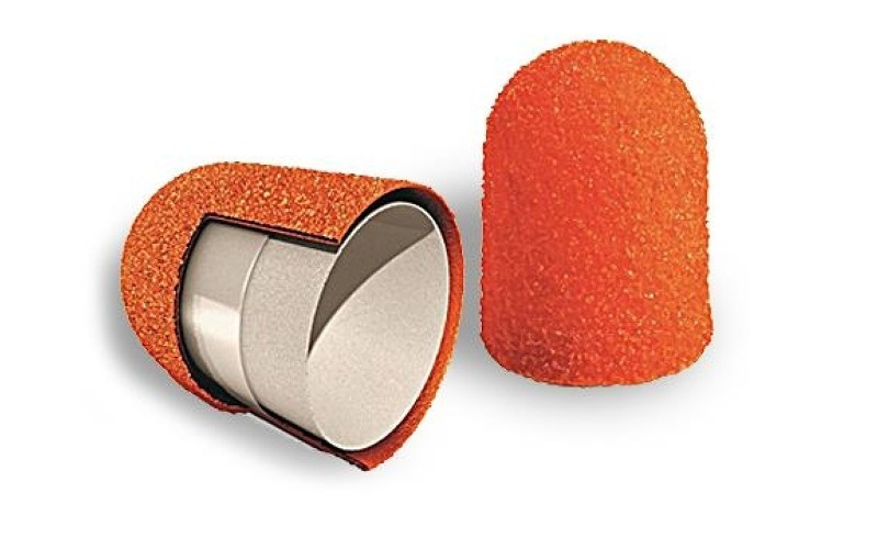 Колпачок шлиф. d=10 мм, средняя крошка (оранж) 10шт\уп. фото 2