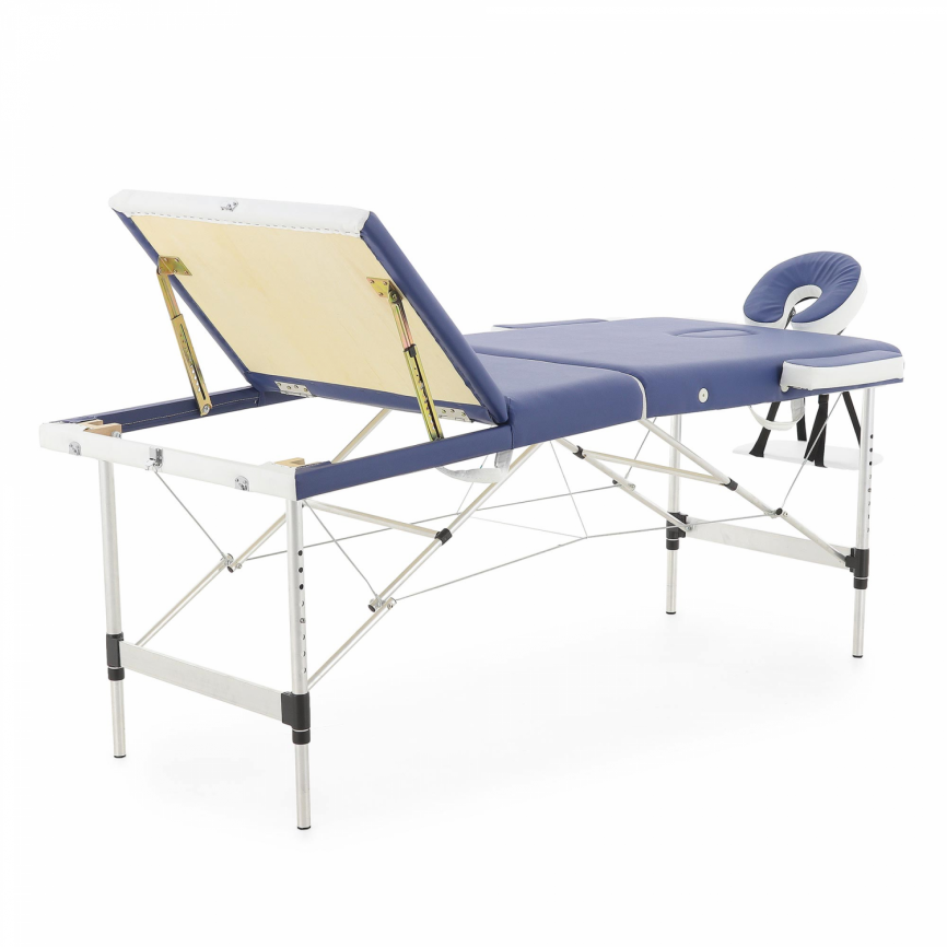 Массажный стол складной алюминиевый Med-Mos JFAL01A 3-х секционный фото 1
