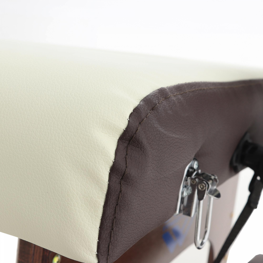 Массажный стол складной деревянный Med-Mos JF-AY01 3-х секционный (темная рама) фото 16